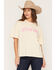 Image #2 - Shania Twain Women's Let's Go Girls Short Sleeve Graphic Tee, Cream, hi-res