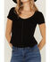 Idyllwind Women's Honky Tonk Studded Tee, Black, hi-res