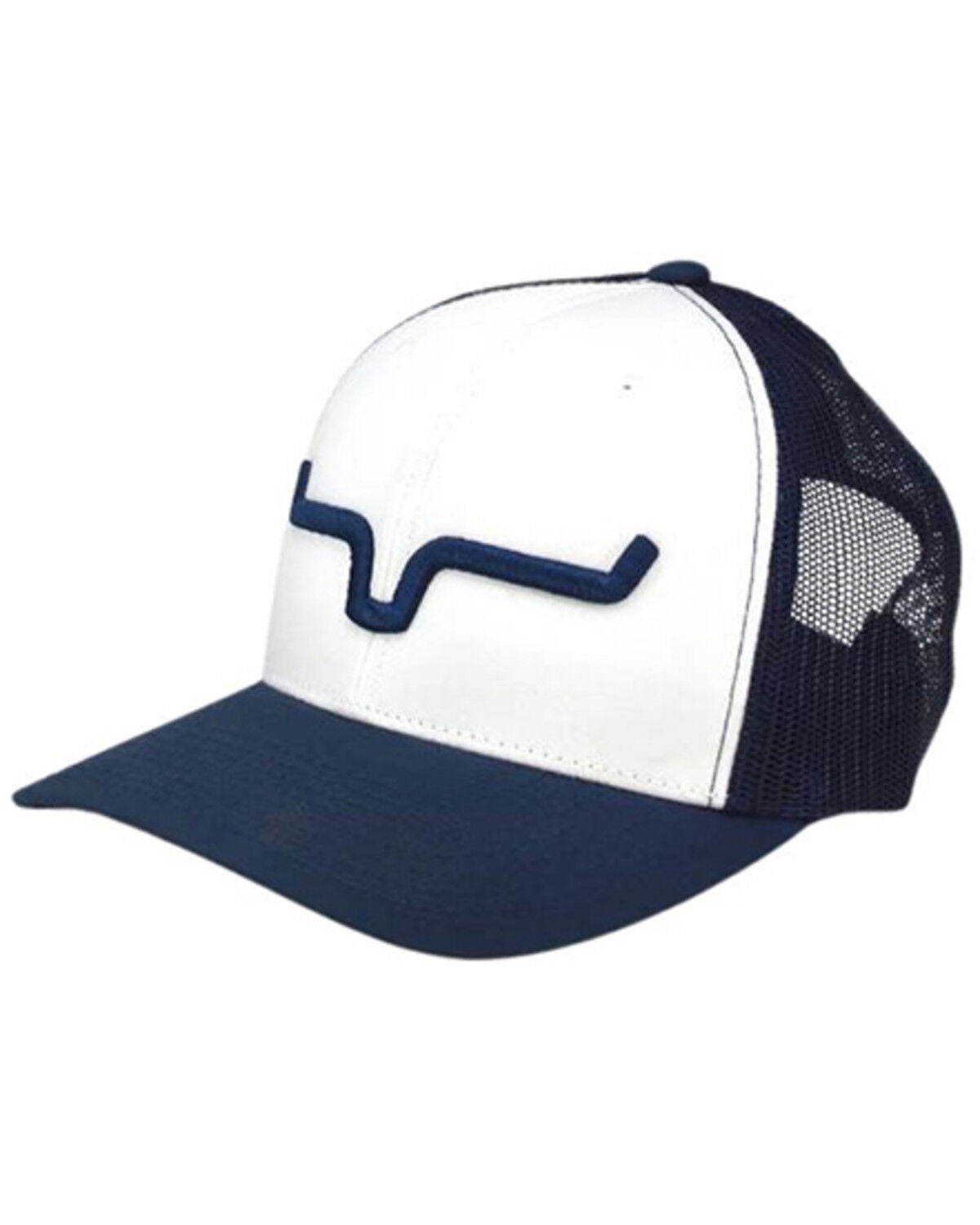 Kimes Ranch Men's Weekly Trucker Cap, Navy, hi-res