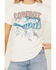 Image #3 - Youth in Revolt Women's Cowboy Downhill Short Sleeve Graphic Tee, Tan, hi-res