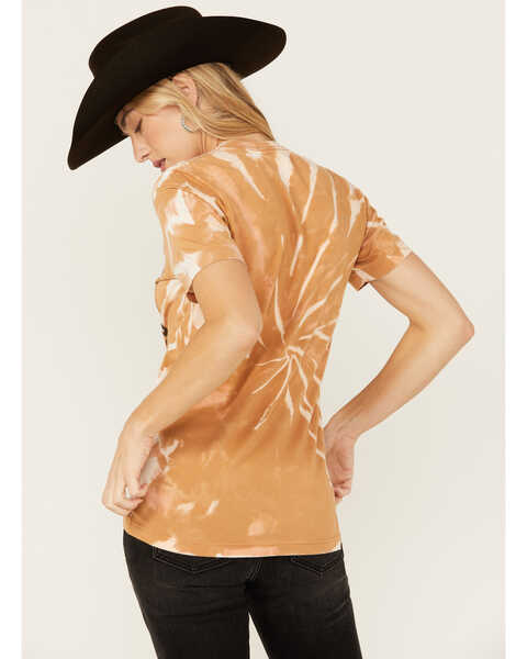 Image #4 - Bohemian Cowgirl Women's Call This Rodeo Bleached Short Sleeve Graphic Tee, Brown, hi-res
