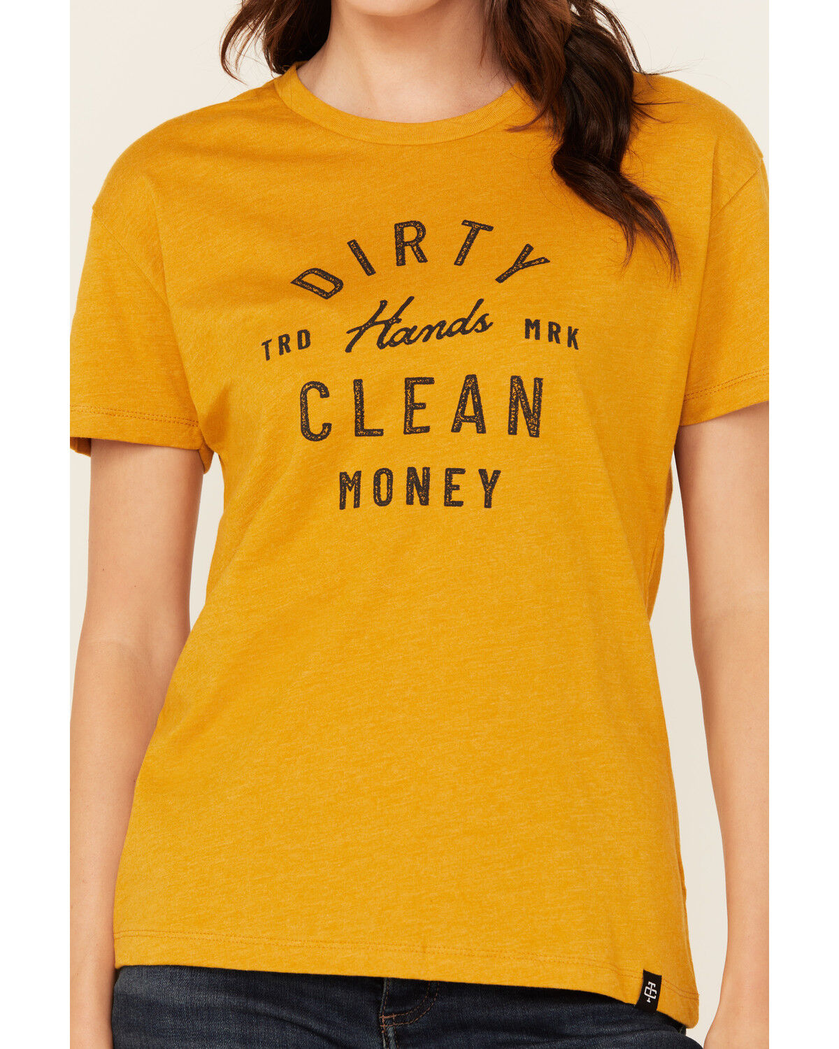 Image #3 - Troll Co Women's Juno Short Sleeve Graphic Tee, Gold, hi-res