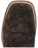 Image #6 - El Dorado Men's Hippo Chocolate Exotic Western Boot - Broad Square Toe, Chocolate, hi-res