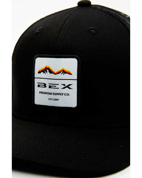 Image #2 - Bex Men's Raworth Mountain Patch Ball Cap, Black, hi-res