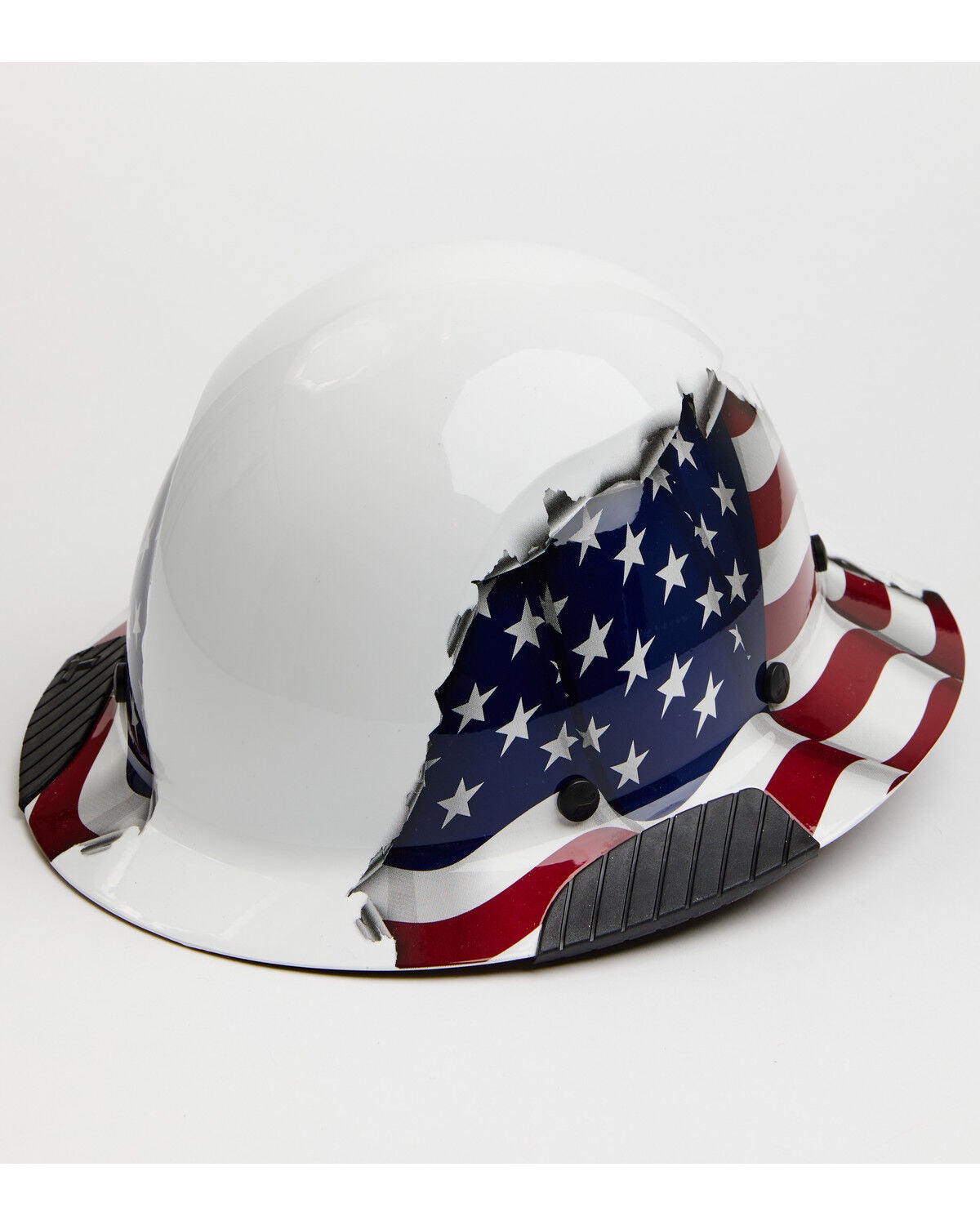 Lift Safety DAX American Flag Full Brim Hard Hat, Red/white/blue, hi-res