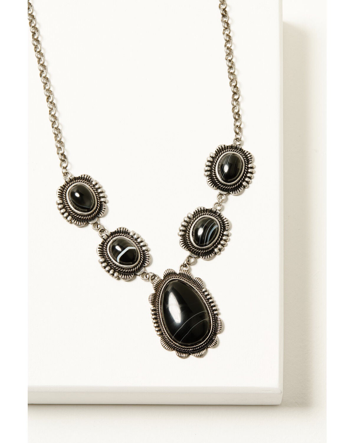 Image #1 - Shyanne Women's Strawberry Skies Statement Necklace, Black, hi-res