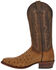 Image #3 - Dan Post Men's Gehrig Exotic Ostrich Western Boots - Round Toe, Tan, hi-res