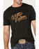 Image #3 - Brixton x Willie Nelson Men's Roped Logo Graphic Ringer T-Shirt, Black, hi-res