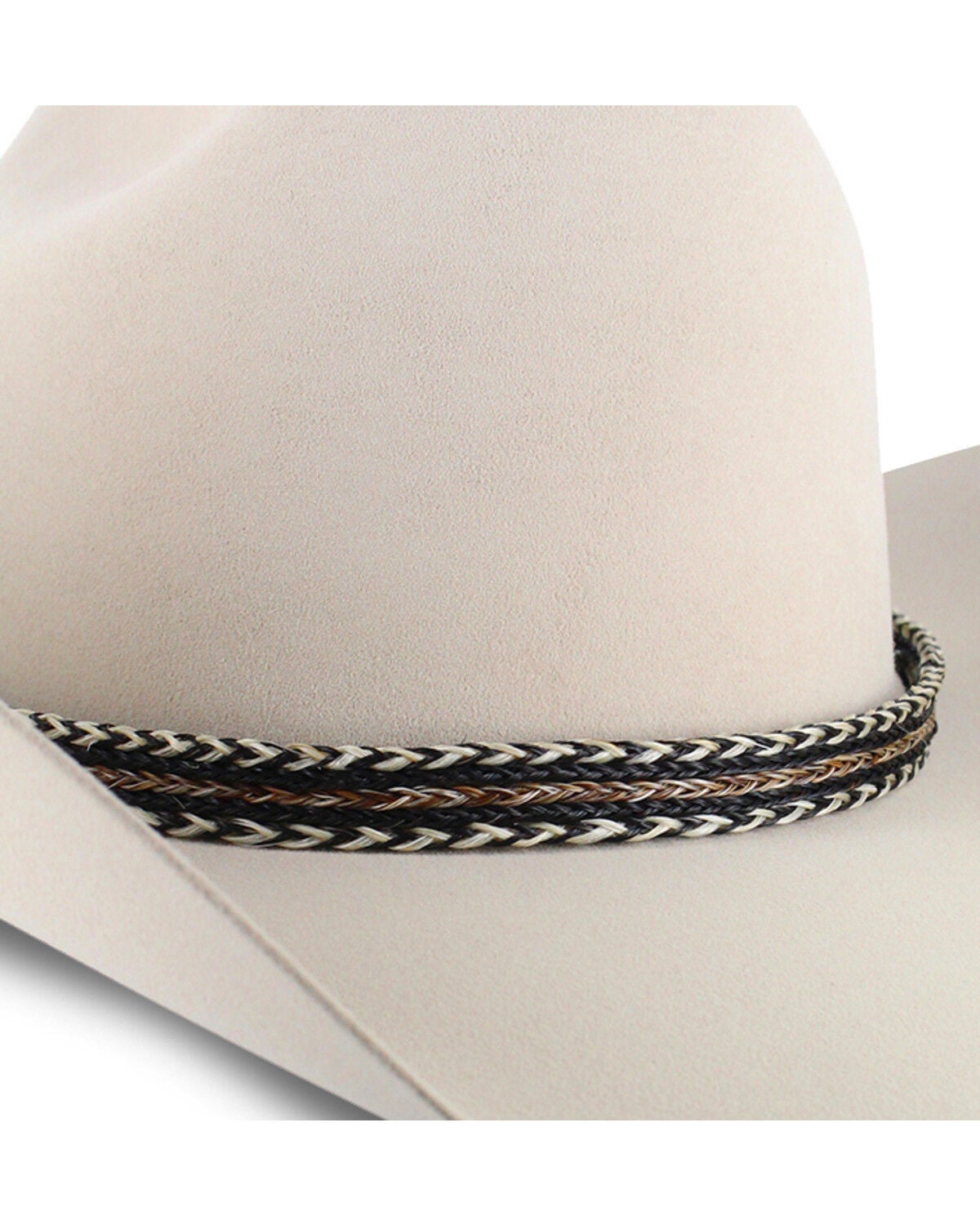 Colorado Horsehair Single Tassel Hat Band, Natural, hi-res
