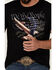 Image #3 - Cody James Men's Eagle Short Sleeve Graphic T-Shirt, Black, hi-res