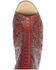 Image #5 - Myra Bag Women's Callandra High Front Hand Tooled Sandal Shoes, Red, hi-res