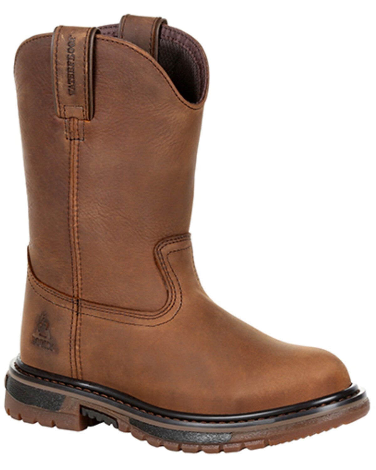 Image #1 - Rocky Little Boys' Original Ride FLX Waterproof Western Boots - Round Toe, , hi-res