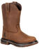 Image #1 - Rocky Little Boys' Original Ride FLX Waterproof Western Boots - Round Toe, , hi-res