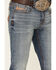 Cody James Core Men's Silver Spur Medium Wash Performance Stretch Slim Bootcut Jeans , Blue, hi-res