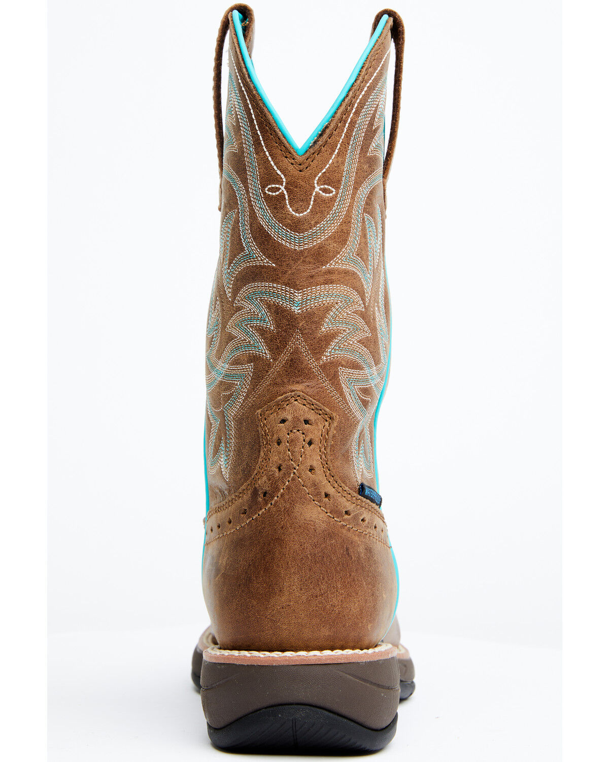 Image #5 - Shyanne Women's Xero Gravity Waterproof Lite Western Performance Boots - Broad Square Toe, Brown, hi-res