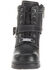 Harley Davidson Women's Tegan Lace Moto Boots - Round Toe, Black, hi-res