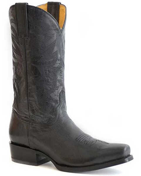 Roper Men's Parker Western Boots - Square Toe, Black, hi-res