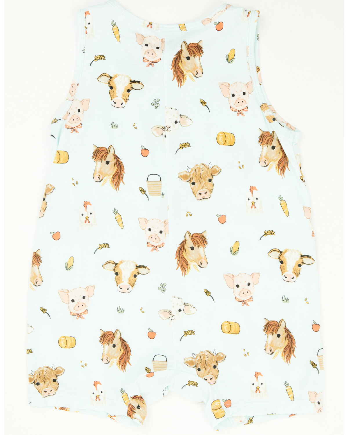Image #3 - Angel Dear Infant Boys' Animal Faces Sleeveless Romper Onesie, Green, hi-res