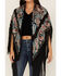 Idyllwind Women's Music City Embroidered Fringe Shawl, Black, hi-res