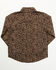 Cody James Toddler Boys' Paisley Print Long Sleeve Snap Shirt, Brown, hi-res