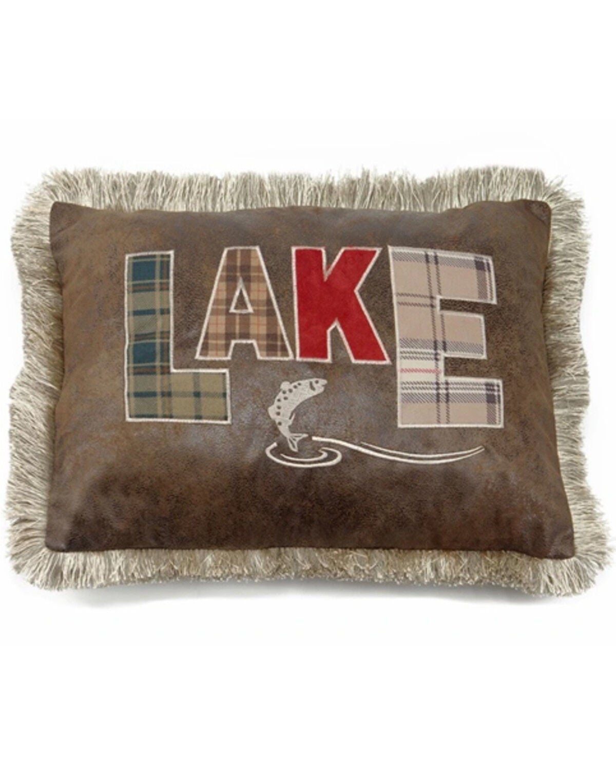 Carstens Lake Pillow, Brown, hi-res