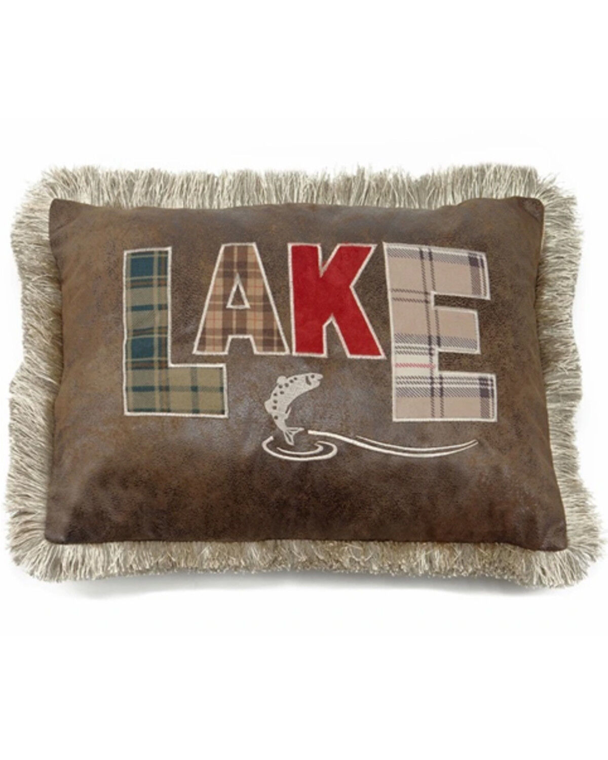 Image #1 - Carstens Lake Pillow, Brown, hi-res