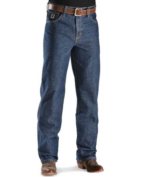 Cinch Men's Green Label Flame-Resistant Work Jeans, Denim, hi-res