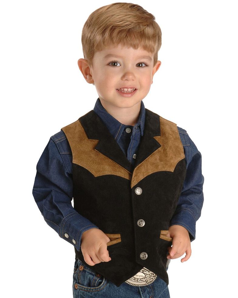 Roper Boys' Western Suede Vest 712 Sheplers