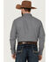 Image #4 - Blue Ranchwear Men's Stripe Washed Long Sleeve Snap Heavy Western Shirt , Light Grey, hi-res