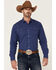 Ariat Men's Solid Teal Jurlington Retro Long Sleeve Pearl Snap Western Shirt , Blue, hi-res