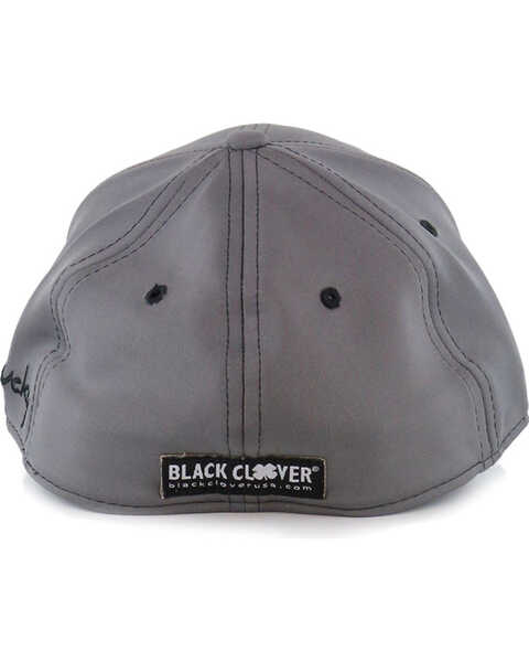 Black Clover Men's Premium Fitted Low Profile Ball Cap, Grey, hi-res