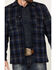 Image #3 - Pendleton Men's Lawson Plaid Print Long Sleeve Button-Down Shirt Jacket, Navy, hi-res