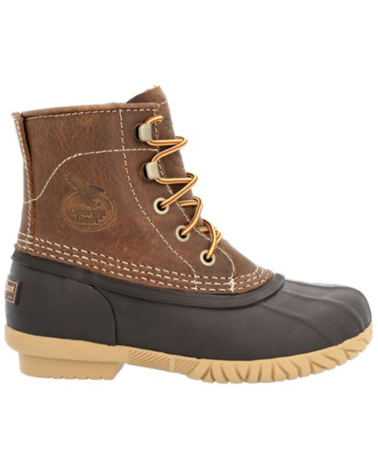 Georgia Boot Boys Marshland Lace Up Duck Boots Round Toe Sheplers