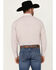 Image #4 - Wrangler Men's Striped Long Sleeve Pearl Snap Stretch Western Shirt, White, hi-res