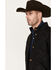 Image #3 - Justin Men's Broken Arrow Matte Quilted Jacket, Black, hi-res
