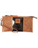STS Ranchwear By Carroll Women's Yipee Kiyay Wristlet Clutch, Brown, hi-res