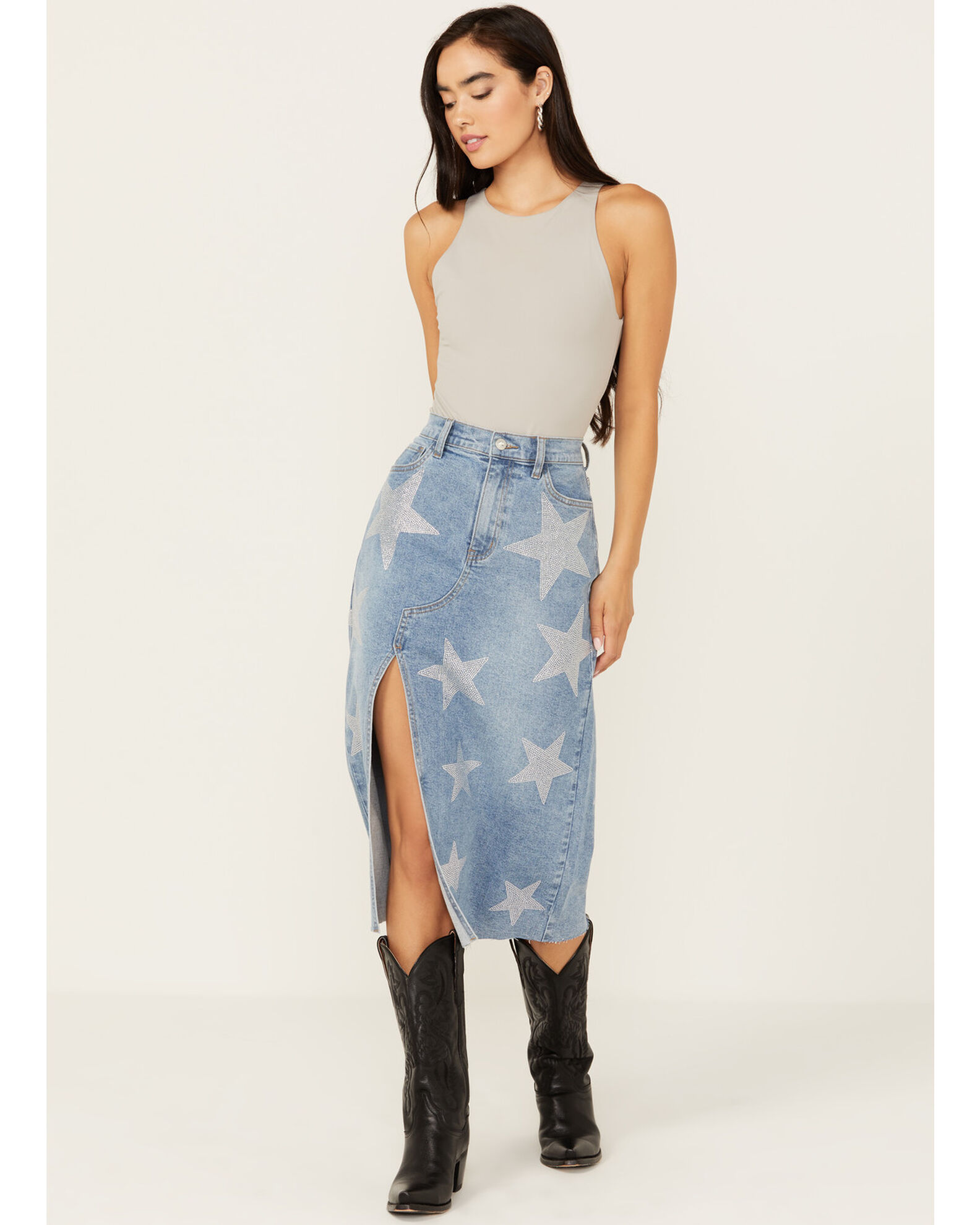Mid length deals denim skirts patterns