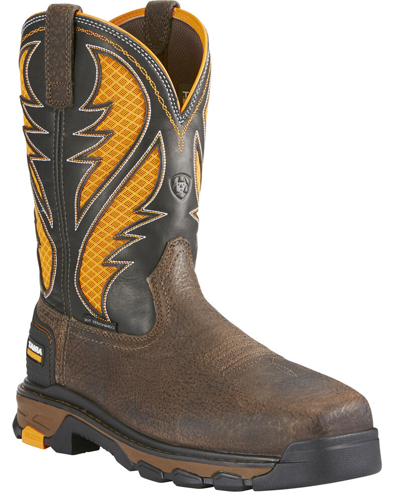 Ariat Men's Brown Intrepid VentTEK Work Boots - Composite Toe | Sheplers