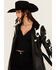 Image #4 - Azalea Wang Women's Robot Cowgirl Button-Down Trench Coat, Black, hi-res
