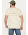 Brixton Men's Alpha Square Logo Short Sleeve Graphic T-Shirt, Cream, hi-res