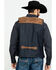Image #2 - Scully Leatherwear Men's Leather Canvas Back Vest , , hi-res