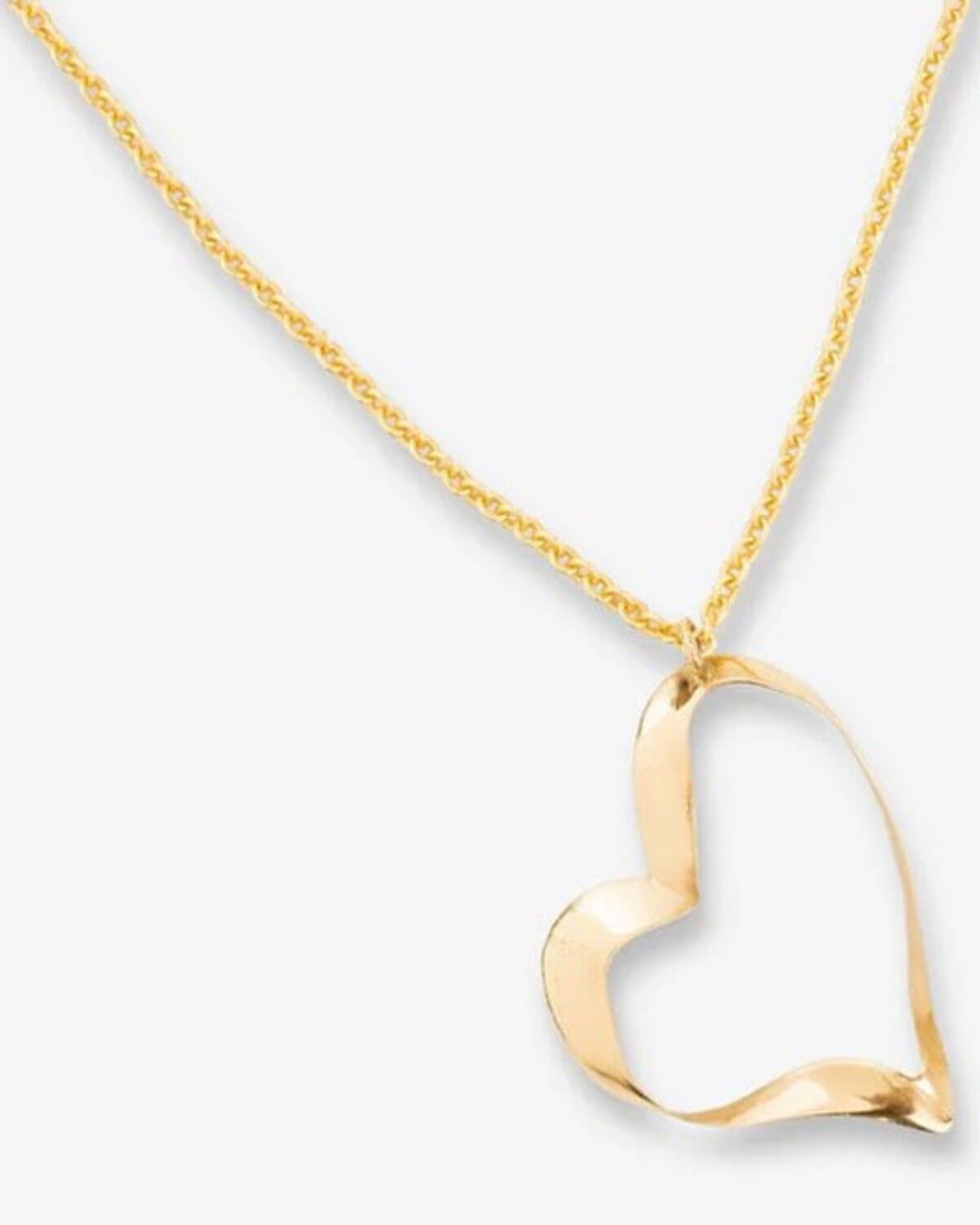 Image #1 - Ink + Alloy Women's Hope Ribbon Open Heart Necklace, Multi, hi-res