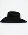 Image #3 - Stetson 100X El Presidente Felt Cowboy Hat, Black, hi-res