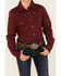 Image #3 - Shyanne Girls' Embroidered Long Sleeve Western Button-Down Shirt, Wine, hi-res