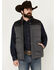 Image #1 - Brothers and Sons Men's Reversible Sherpa Down Vest, Black, hi-res