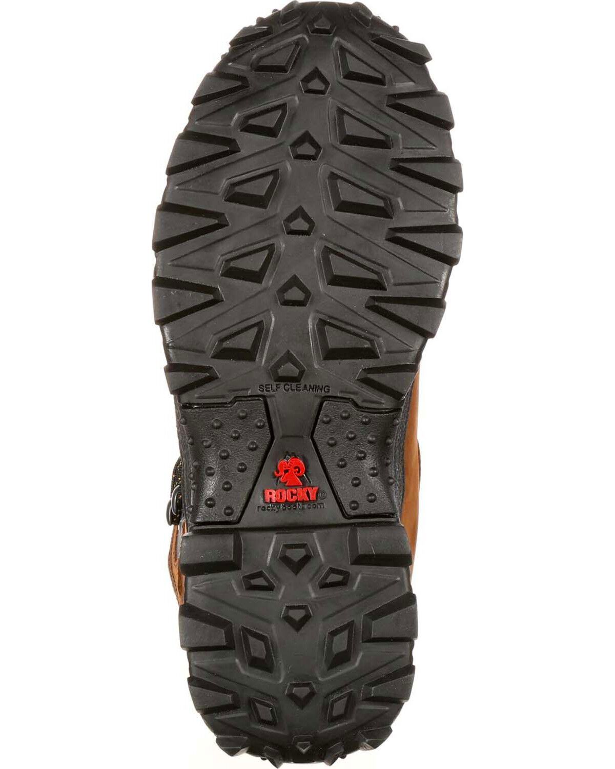 Image #4 - Rocky Men's Ridge Top Hiker Boots - Soft Toe, Dark Brown, hi-res