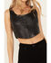 Idyllwind Women's Jasper Leather Bustier, Black, hi-res