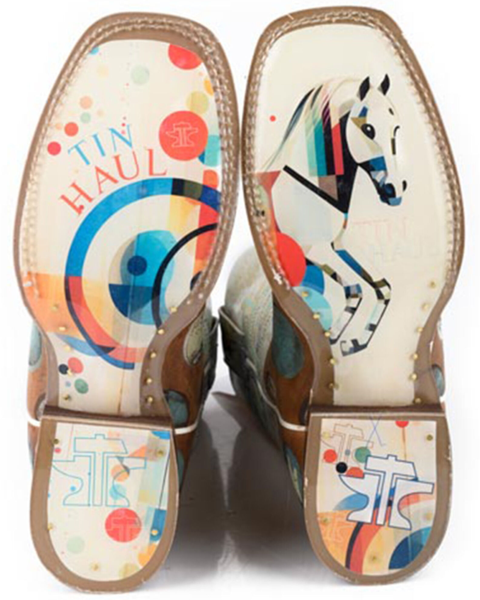 Tin haul polka dot boots sale