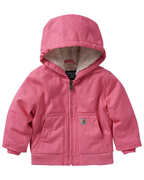 Carhartt Infant Girls' Insulated Active Jacket, Pink, hi-res