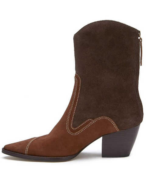Matisse Women's Carina Western Booties - Pointed Toe, Chocolate, hi-res